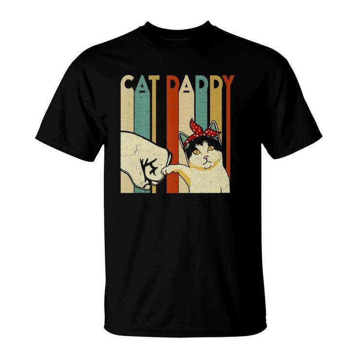 Cats 365 Cat Daddy Men Gift Retro Funny Cats T-Shirt