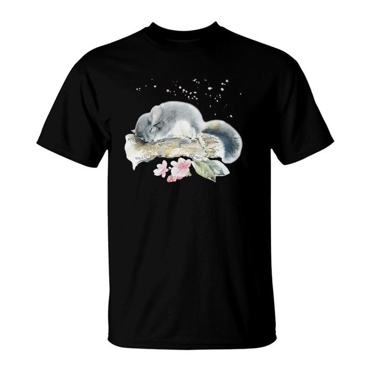 Chinchilla T, Sleeping Cute Chinchilla T-Shirt