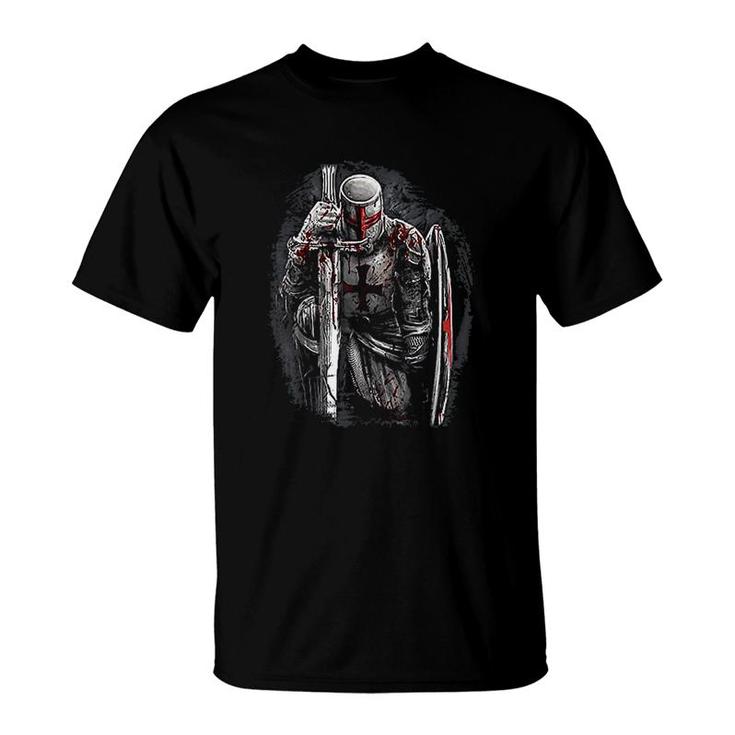 Christian Templar Knights Gifts Warrior T-Shirt