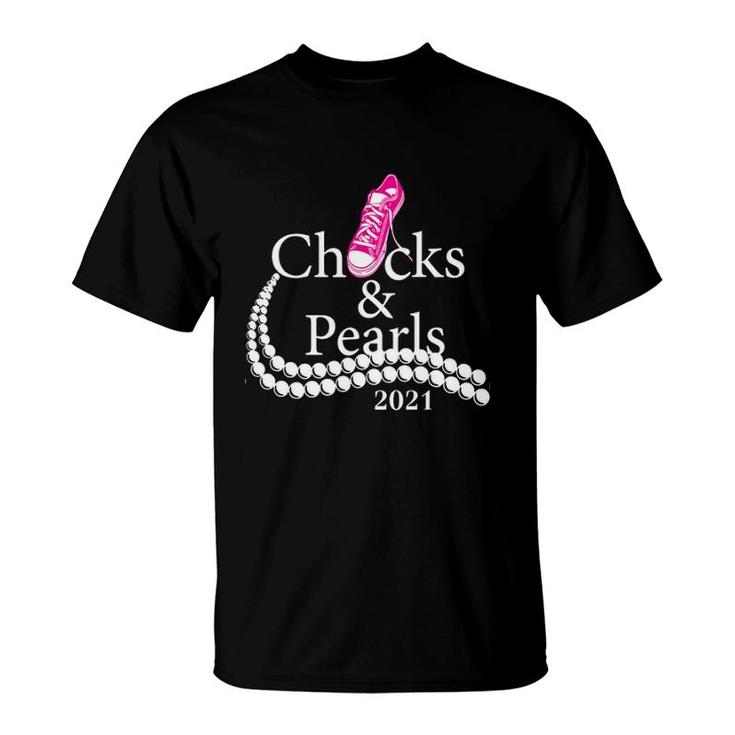 Chucks And Pearls 2021 Parody T-Shirt
