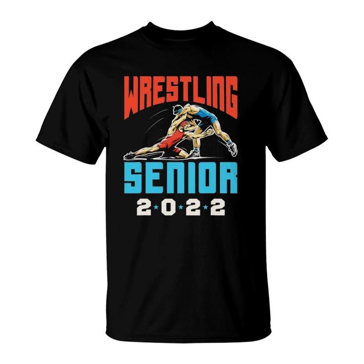Class Of 2022 Wrestling Senior Graduation Graduate Grad T-Shirt