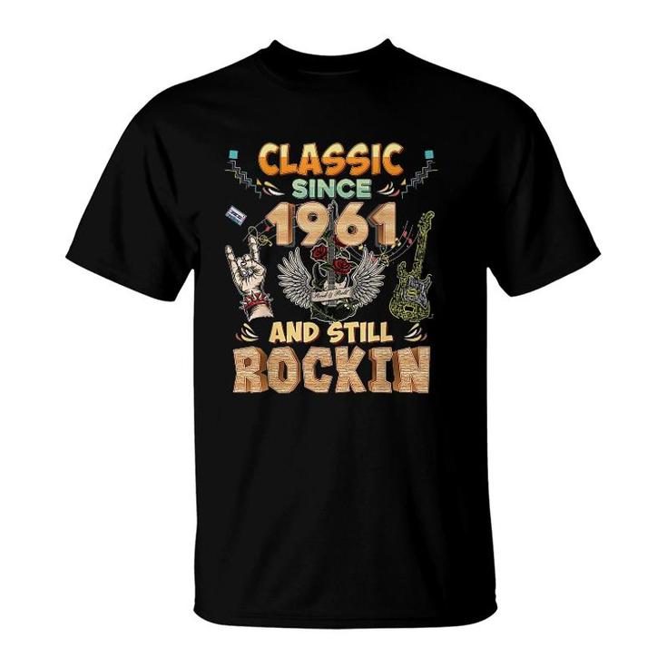 Classic Since 1961 Still Rocking Guitar T-Shirt | Mazezy