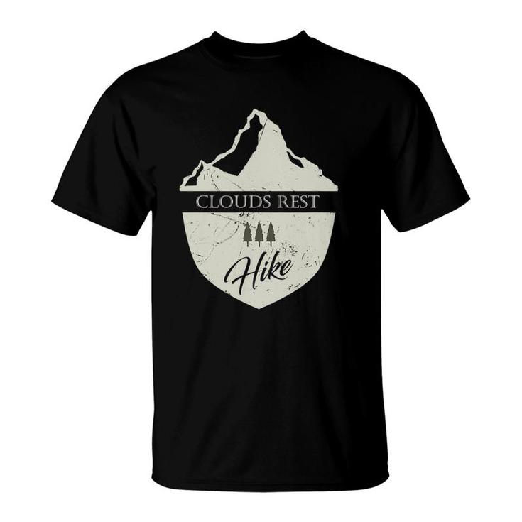Clouds Rest California Hiking With Mountain T-Shirt