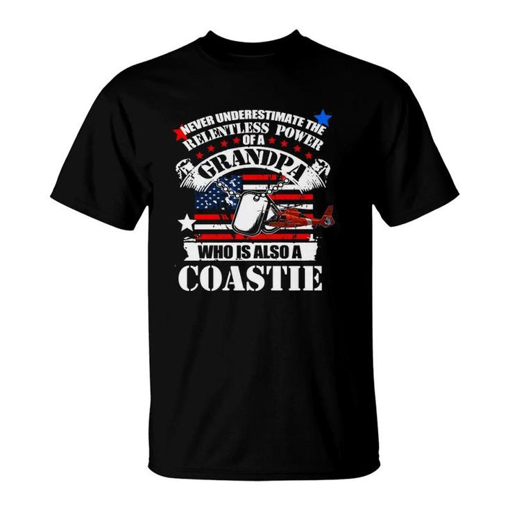 Coast Guard Grandpa Gift T-Shirt