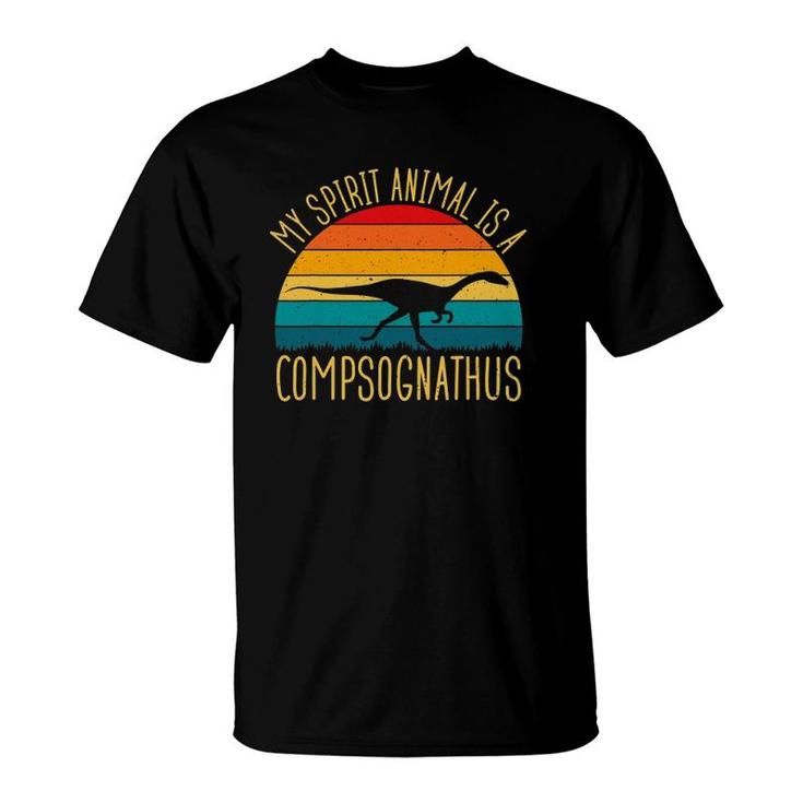 Compsognathus Is My Spirit Animal Dinosaur Lovers T-Shirt