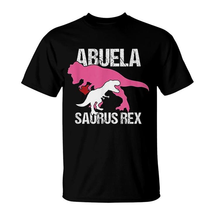 Cool Abuelita Abuela Saurus Rex Tyrannosaurus Rex Grandma T-Shirt