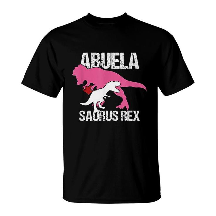 Cool Abuelita Abuela Saurus Rex Tyrannosaurus Rex Grandma T-Shirt