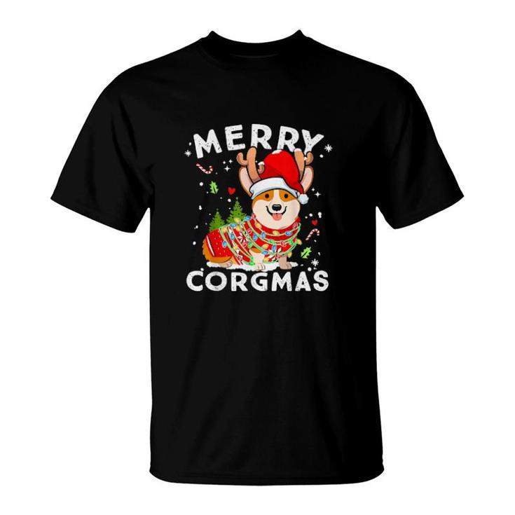 Corgi Dog Reindeer Merry Corgmas Santa Corgi Christmas T-Shirt Corgi Dog Reindeer Merry Corgmas Santa Corgi Christmas T-Shirt