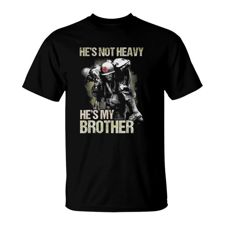 Corpsman Gift He's My Brother 8404 Gift For Corpsman Veteran T-Shirt