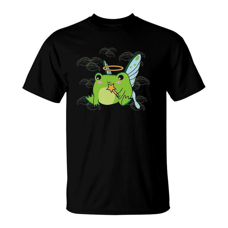 Cottagecore Aesthetic Cute Frog Fairycore Goblincore T-Shirt