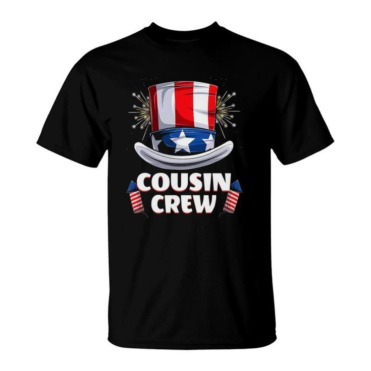 Cousin Crew 4Th Of July Family Matching Boys Girls Kids T-Shirt