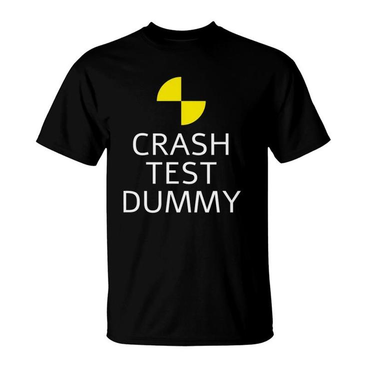 Crash Test Dummy Easy Last Minute Funny Costume For Men T-Shirt