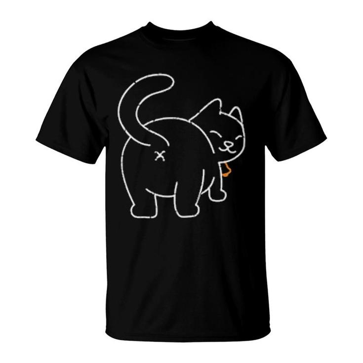 Cute Cat Fluffy Feline Pet Owners Animal  T-Shirt
