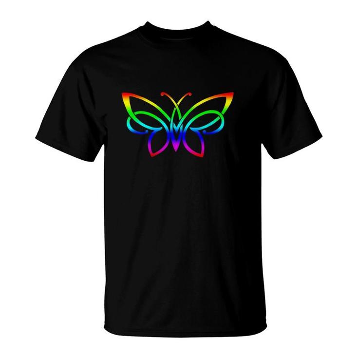 Cute Colorful Graphic For Women Ladies Mom Monarch Butterfly T-Shirt