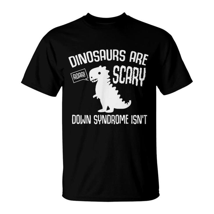 Cute Dinosaur World Down Syndrome Day T-Shirt