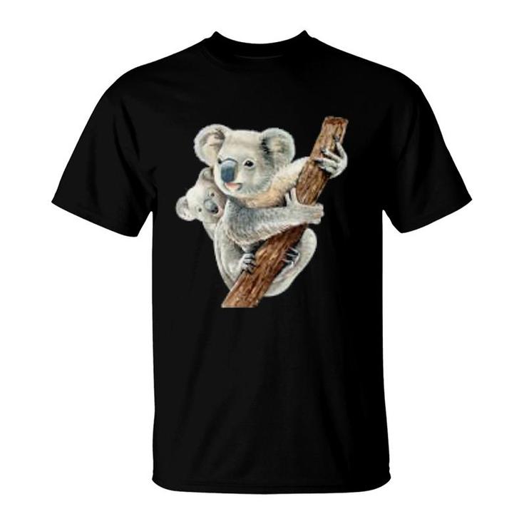 Cute Koala Bear And Baby T-Shirt