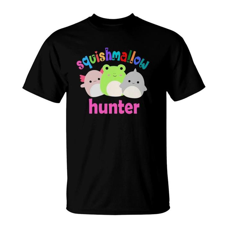 Cute Squishmallow Hunter Kindergarten Teacher For Kids Girls T-Shirt
