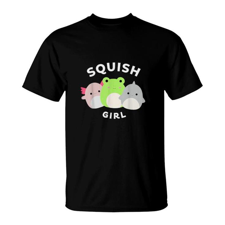 Cute Unicorn Squish Girl Squishmallow Costume T-Shirt