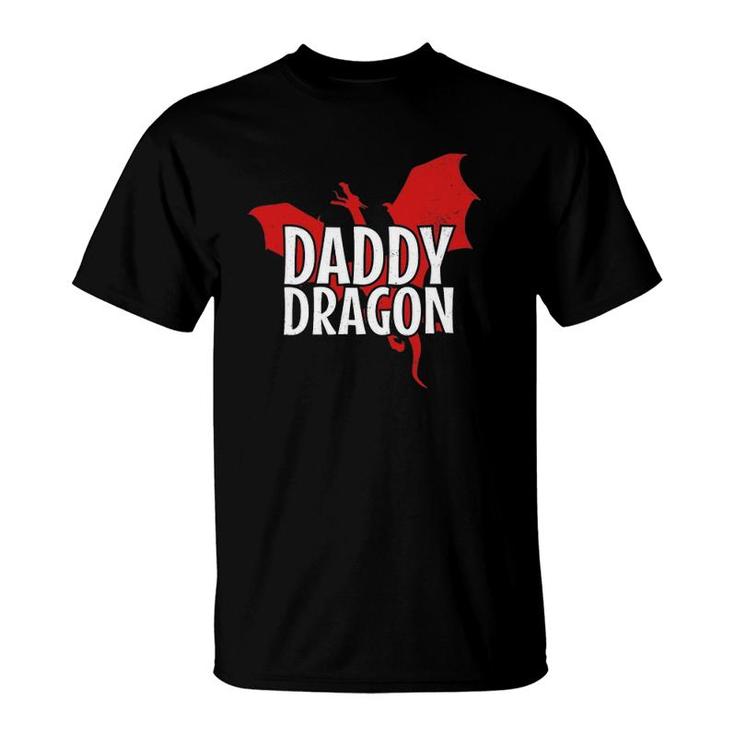 Daddy Dragon Mythical Legendary Creature Father's Day Dad T-Shirt