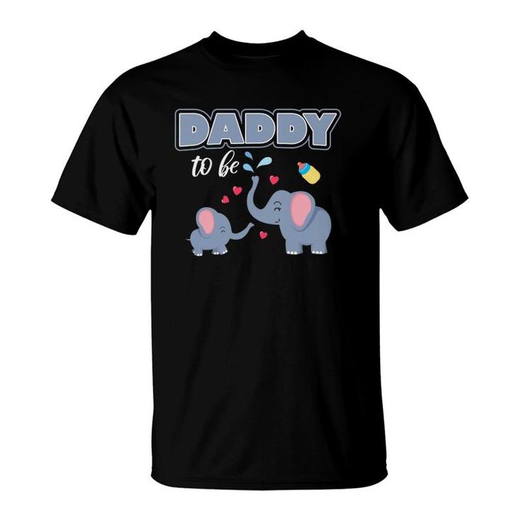 Daddy To Be Pregnancy Elephant Lovers T-Shirt