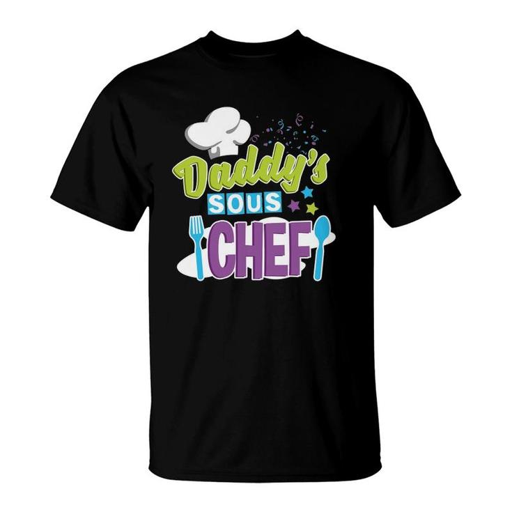 Daddy's Sous Chef Kid's Cooking T-Shirt