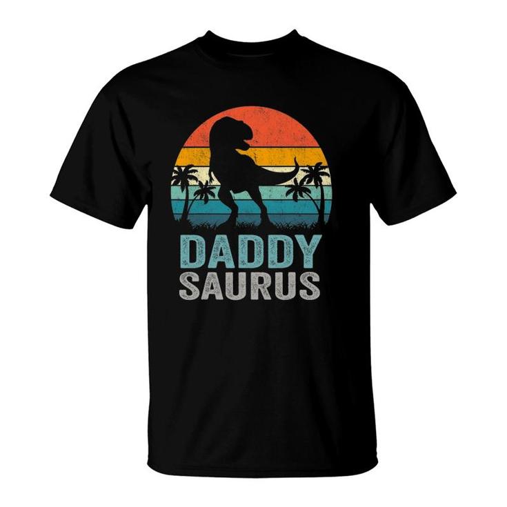 Daddysaurus Funny Father's Day Rex Daddy Saurus Men T-Shirt