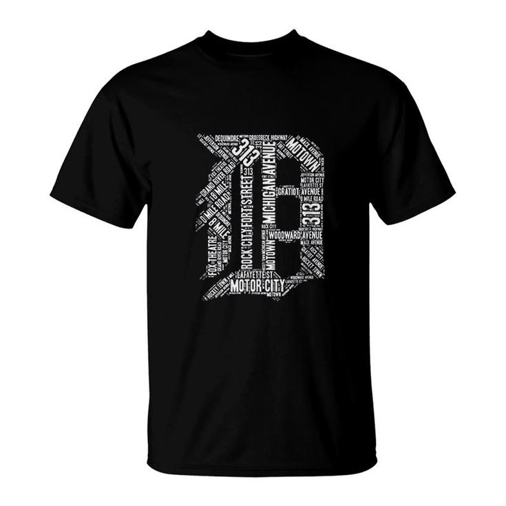 Detroit Graphic D Special T-shirt