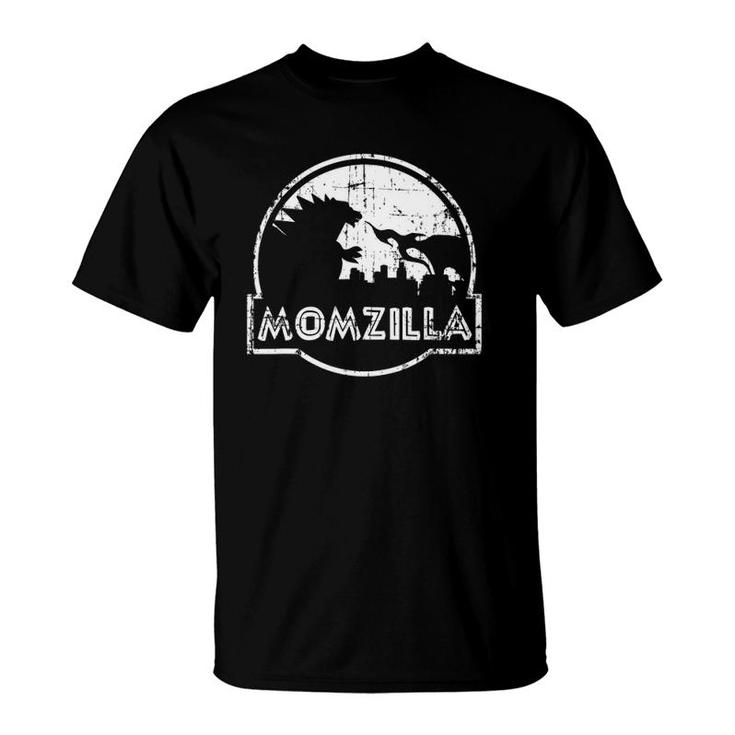 Distressed Funny Mother's Day Gift Momzilla Birthday For Mom T-Shirt