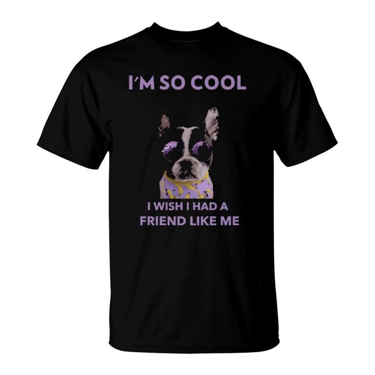 Dog Cool Dog Looking For Friends 591 Paws T-Shirt