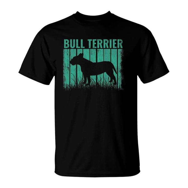 Dogs Retro Bull Terrier Dog Vintage Gift T-Shirt