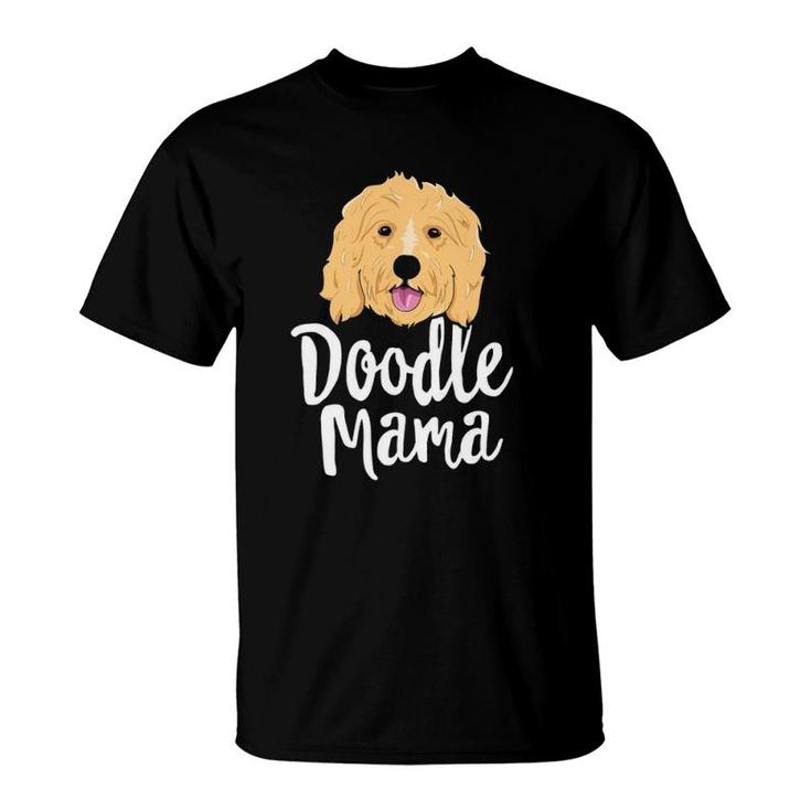 Doodle Mama Women Goldendoodle Dog Puppy Mother T-Shirt