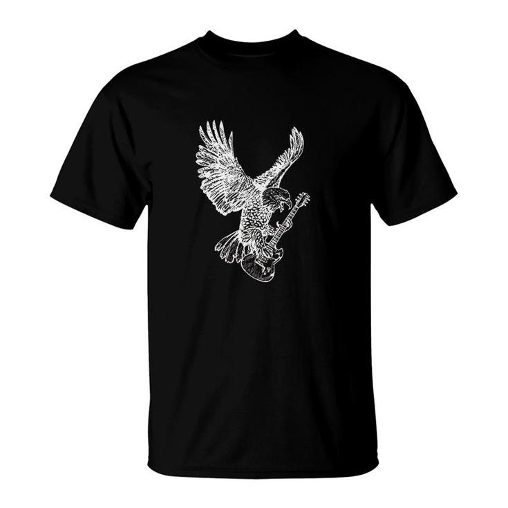 Eagle Playing Guitar Guitarist T-Shirt