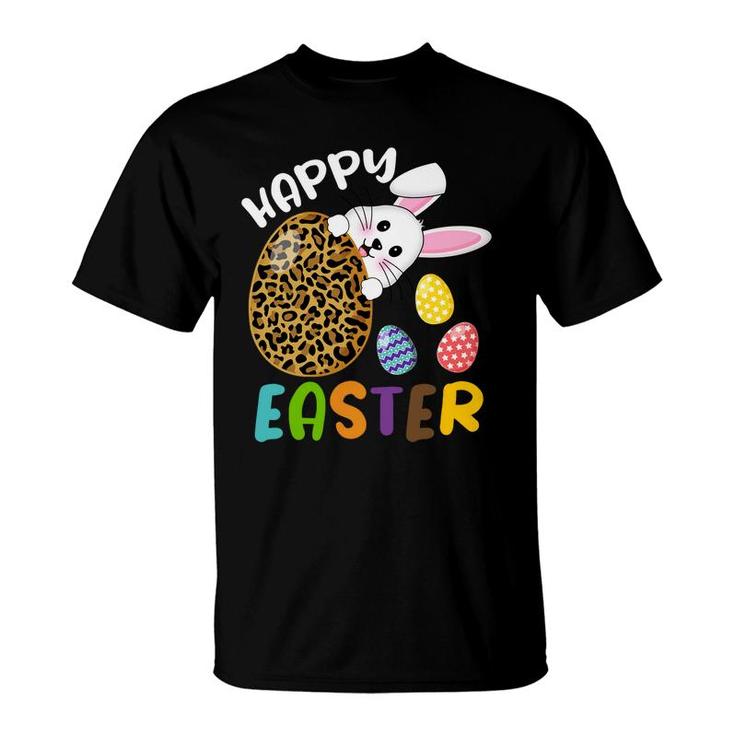 Easter Leopard Happy Easter Bunny Gift T-Shirt