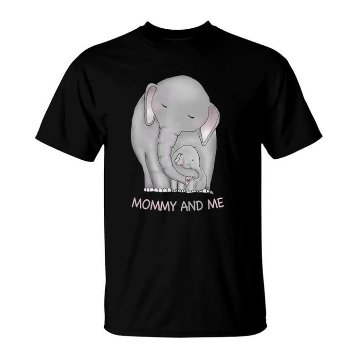 Elephant Mom And Baby Mommy And Me T-Shirt