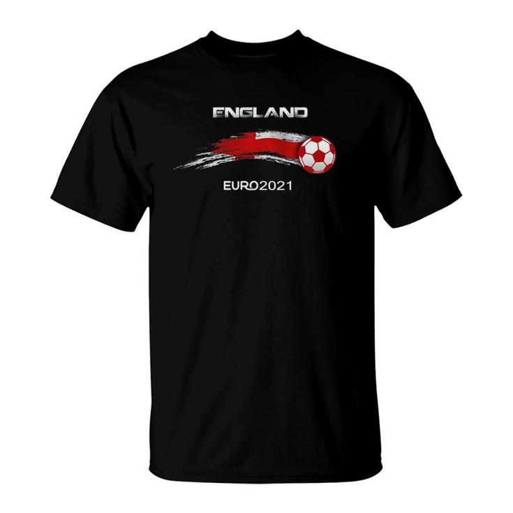 Euro 2021 England Flags Football Soccer Fan T-Shirt