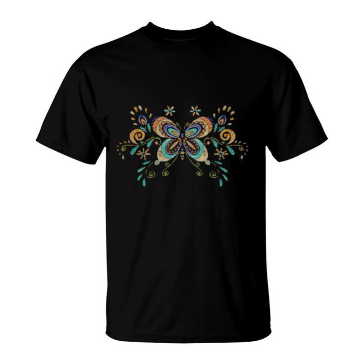 Fairy Grunge Fairycore Aesthetic Cottagecore Butterfly  T-Shirt