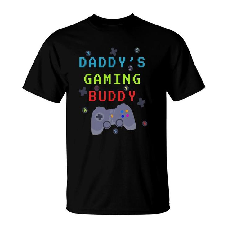 Family Love Daddy's Gaming Buddy Kids T-Shirt