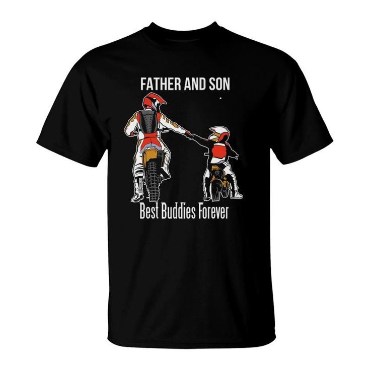 Father & Son Motocross Dirt Bike Motorcycle Gift T-Shirt