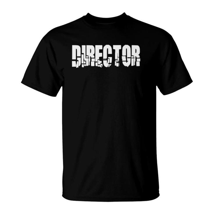 Film Director Filmmaker Cameraman Movie Maker Film Crew T-Shirt