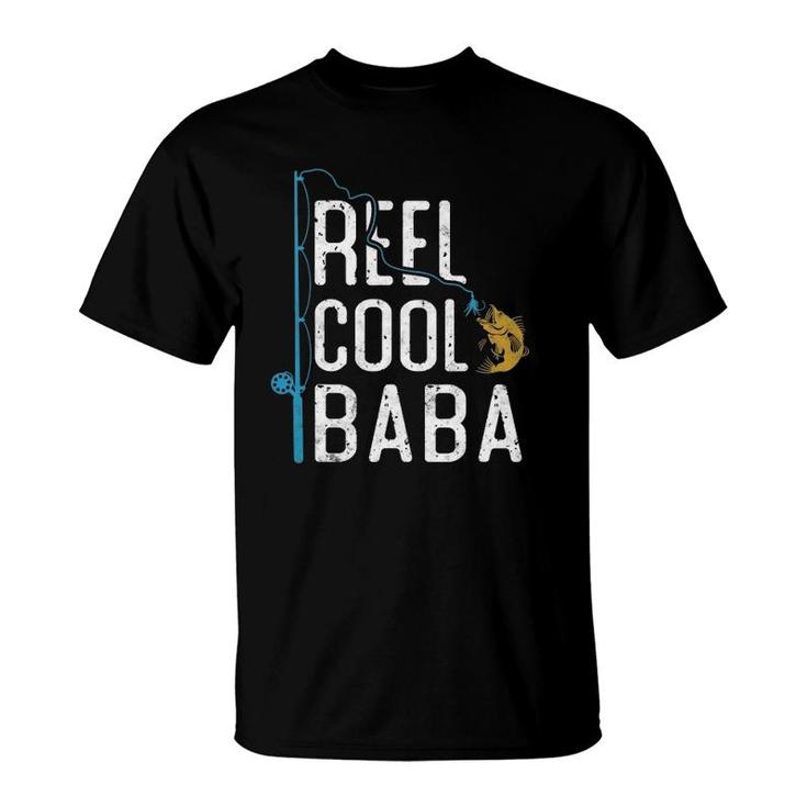 Fishing Reel Cool Baba Father’S Day Gift For Fisherman Baba T-Shirt