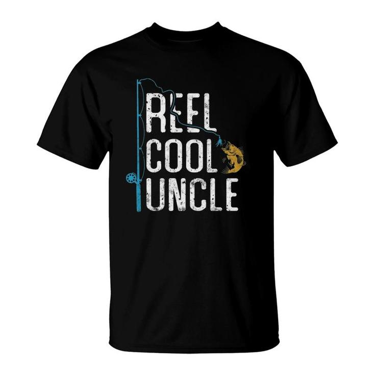 Fishing Reel Cool Uncle Father’S Day Gift Fisherman Uncle T-Shirt