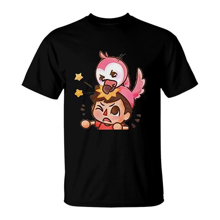 Flamingo Boy And Girls T-Shirt