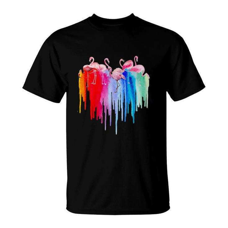 Flamingo Color T-Shirt