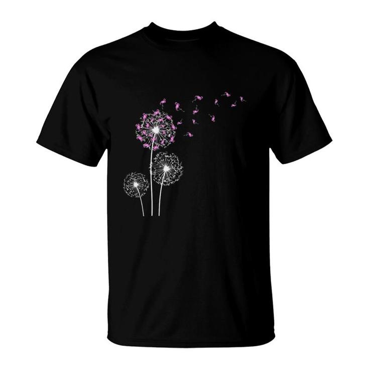 Flamingo Dandelion T-Shirt