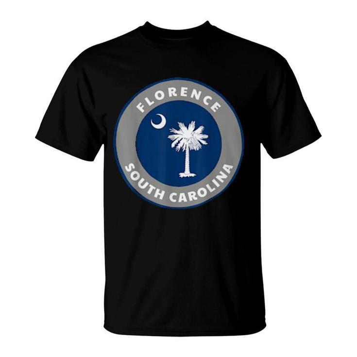 Florence South Carolina Sc Flag Pride Badge Souvenir  T-Shirt