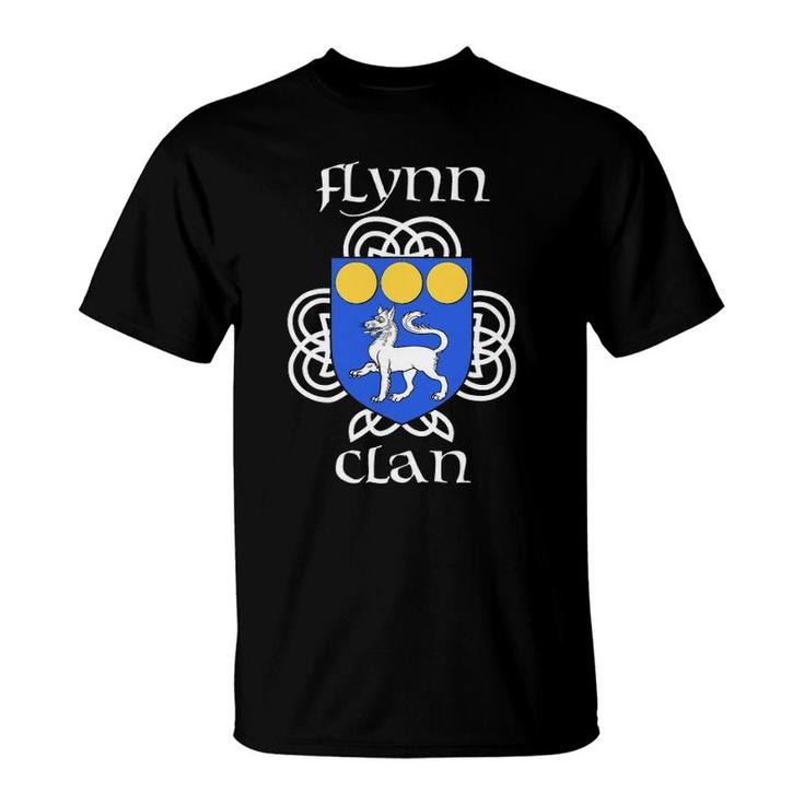 Flynn Family Crest Coat Of Arms T-Shirt