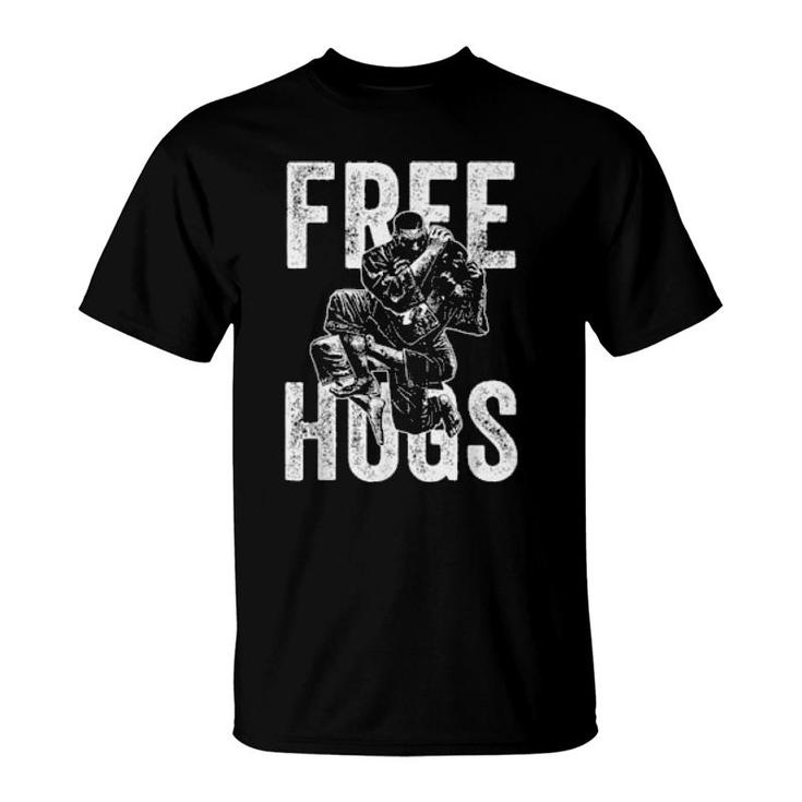 Free Hugs Bjj Martial Arts  T-Shirt