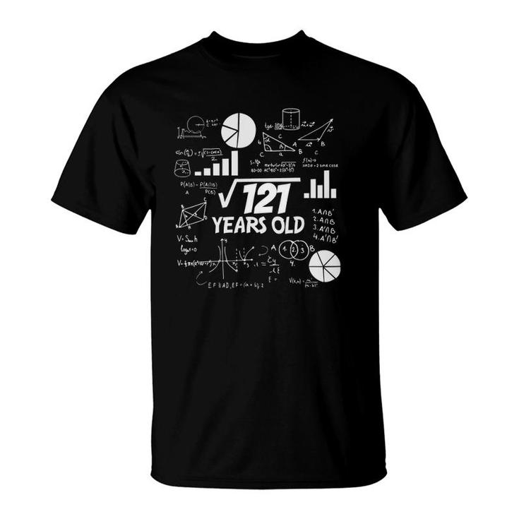 Funny 11 Years Old Pi Math Square Root Of 121 11Th Birthday T-Shirt