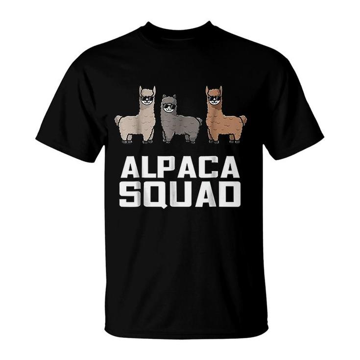 Funny Alpaca  For Alpaca Squad Lovers T-Shirt
