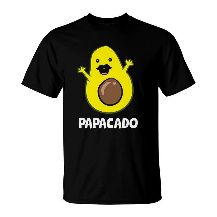 Funny Avocado Dad Guacamole Avocado Papacado  T-Shirt